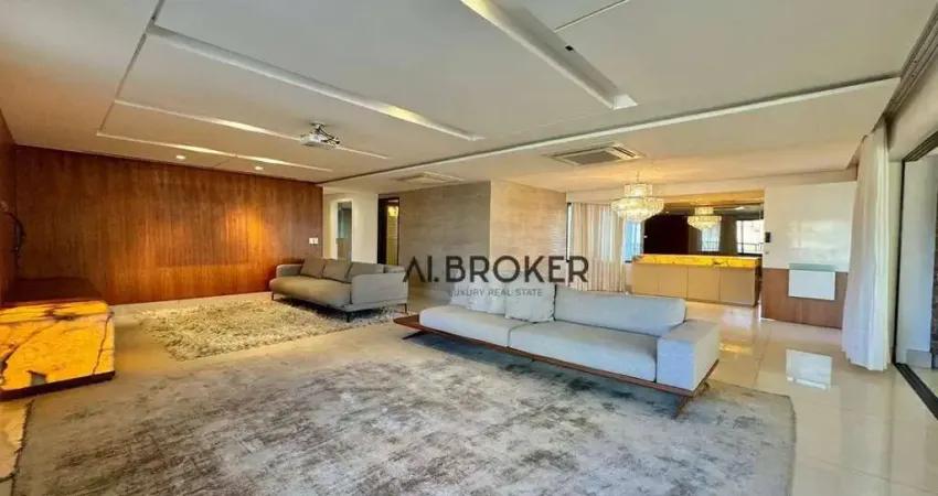 Na Beira Mar Apartamento com 4 dormitórios à venda, 300 m² por R$ 3.500.000 - Mucuripe - Fortaleza/CE
