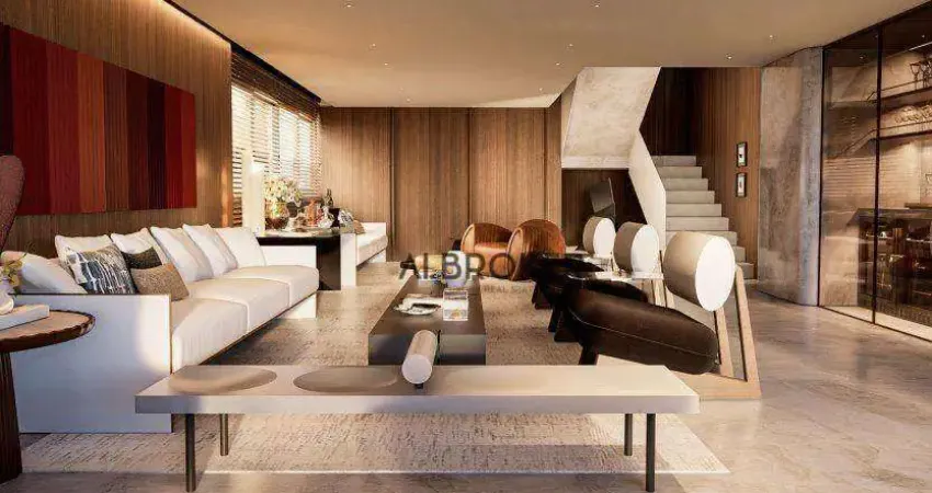 Na beira mar apartamento duplex com 5 dormitórios à venda, 500 m² por r$ 6.990.000 - meireles - fortaleza/ce