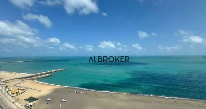 Na beira mar apartamento com 3 dormitórios à venda, 147 m² por r$ 3.500.000 - meireles - fortaleza/ce