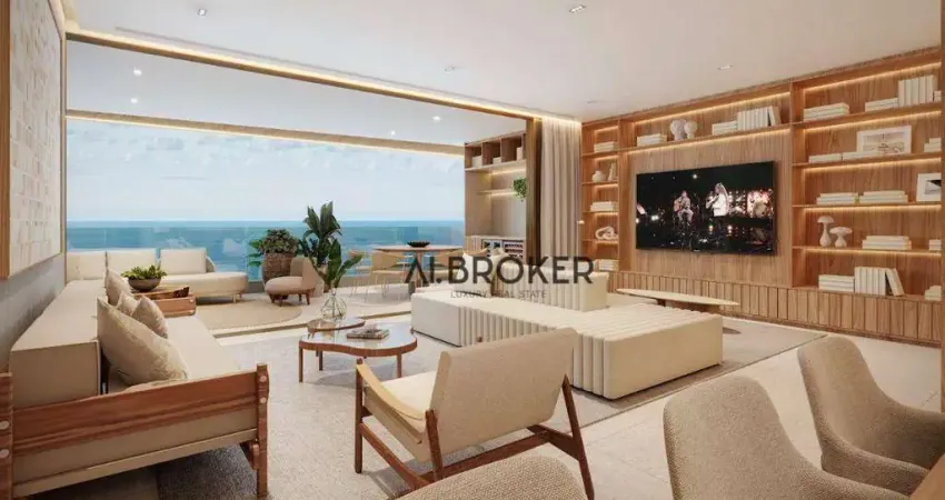 Na Beira Mar Apartamento com 4 dormitórios à venda, 230 m² por R$ 4.975.000 - Praia de Iracema - Fortaleza/CE