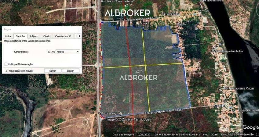 Terreno à venda, 652943 m² por R$ 7.800.000,00 - Fortim - Fortim/CE