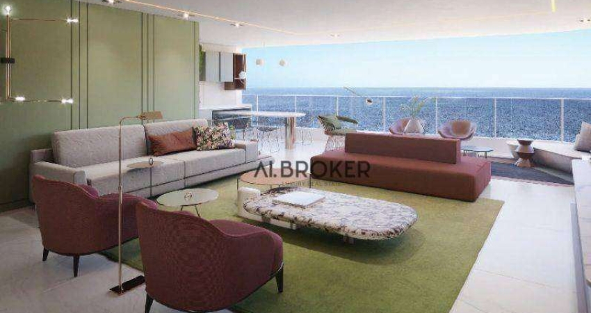 Na Beira Mar Recebo Imóvel Apartamento com 4 dormitórios à venda, 240 m² por R$ 6.800.000 - Mucuripe - Fortaleza/CE