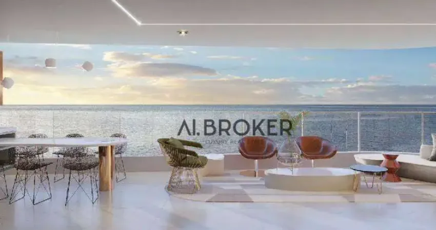 Na beira mar apartamento com 4 dormitórios à venda, 240 m² por r$ 4.900.000 - mucuripe - fortaleza/ce