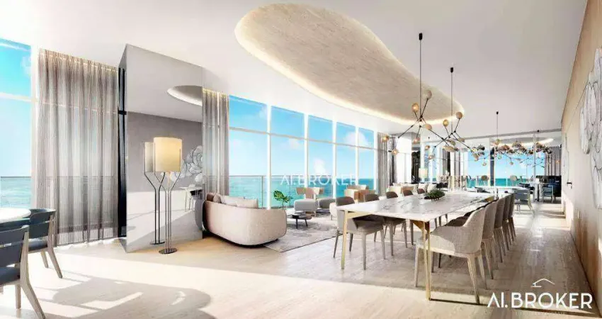 Na Beira Mar Apartamento com 4 dormitórios à venda, 435 m² por R$ 9.779.000 - Meireles - Fortaleza/CE
