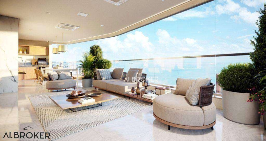 Recebo Imóvel e Facilito Apartamento com 5 dormitórios à venda, 367 m² por R$ 6.834.000 - Meireles - Fortaleza/CE
