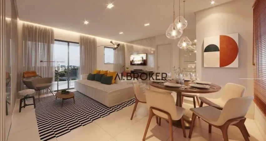 No meireles apartamento com 2 dormitórios à venda, 65 m² por r$ 1.083.000 - meireles - fortaleza/ce