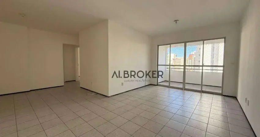 Na aldeota apartamento com 3 dormitórios à venda, 126 m² por r$ 550.000 - aldeota - fortaleza/ce