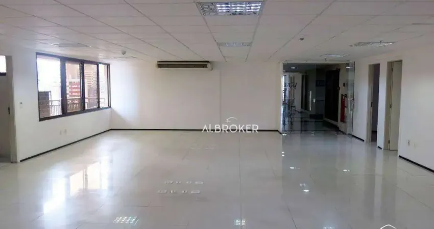Andar corporativo para alugar, 208 m² por r$ 18.800,00/mês - cocó - fortaleza/ce