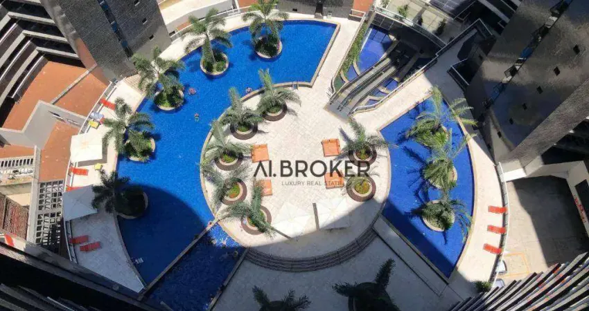 Na beira mar apartamento com 2 dormitórios à venda, 65 m² por r$ 1.480.000 - meireles - fortaleza/ce