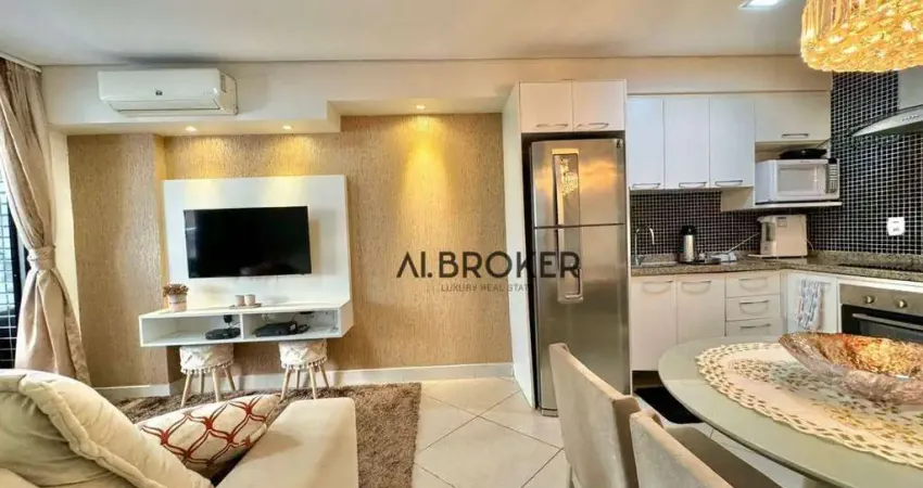 Porteira fechada apartamento com 2 dormitórios à venda, 65 m² por r$ 1.450.000 - meireles - fortaleza/ce