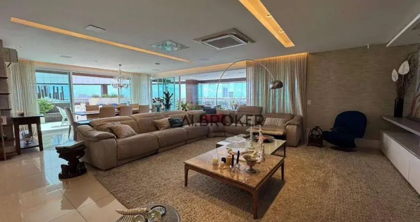 Cobertura com 4 dormitórios à venda, 550 m² por r$ 6.500.000,00 - aldeota - fortaleza/ce