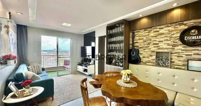 Na messejana apartamento com 2 dormitórios à venda, 65 m² por r$ 370.000 - messejana - fortaleza/ce