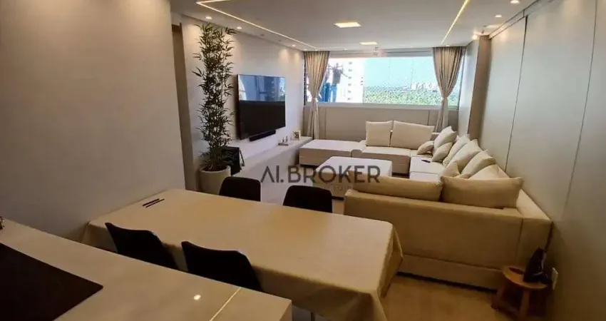 No cocó apartamento com 3 dormitórios à venda, 90 m² por r$ 550.000 - cocó - fortaleza/ce