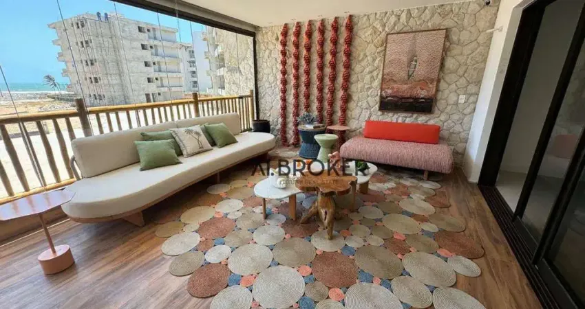Recebo imóvel e facilito apartamento com 4 dormitórios à venda, 252 m² por r$ 3.232.000 - porto das dunas - aquiraz/ce