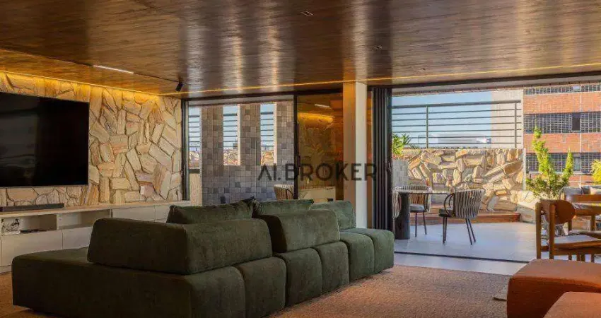 No meireles cobertura com 4 dormitórios à venda, 480 m² por r$ 5.600.000 - meireles - fortaleza/ce