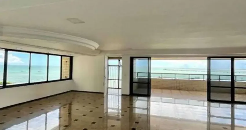 Na beira mar  apartamento com 4 dormitórios à venda, 300 m² por r$ 2.980.000 - mucuripe - fortaleza/ce