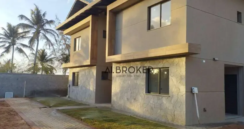 Na beira mar de flexeiras loft com 3 dormitórios à venda, 126 m² por r$ 1.598.000 - flecheiras - trairi/ce