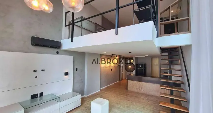 Apartamento duplex com 1 dormitório à venda, 61 m² por r$ 720.000,00 - meireles - fortaleza/ce