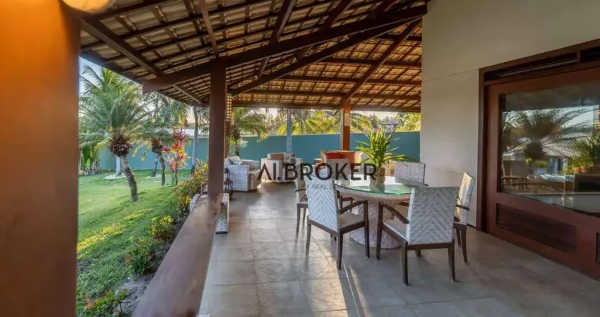 Lagoa do uruau  chácara com 5 dormitórios à venda, 22000 m² por r$ 12.000.000 - lagoa do uruau - beberibe/ce