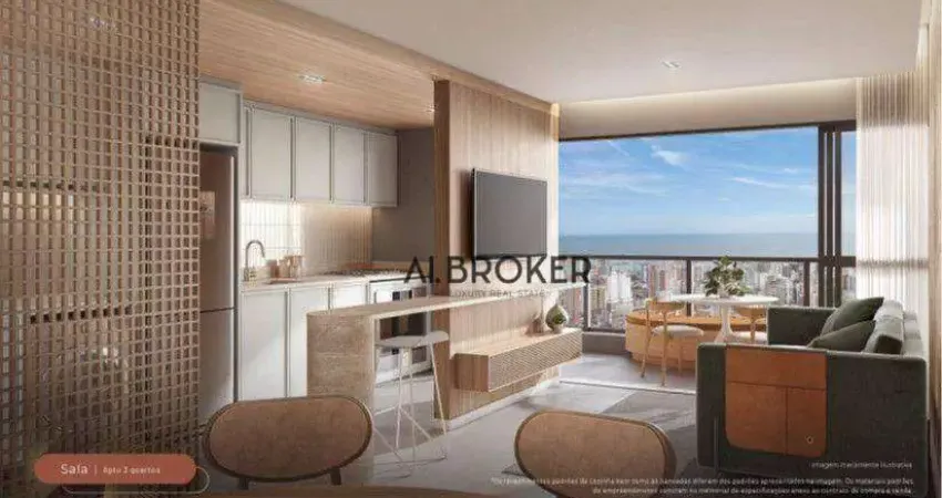 Apartamento com 1 dormitório à venda, 38 m² por r$ 560.000,00 - aldeota - fortaleza/ce