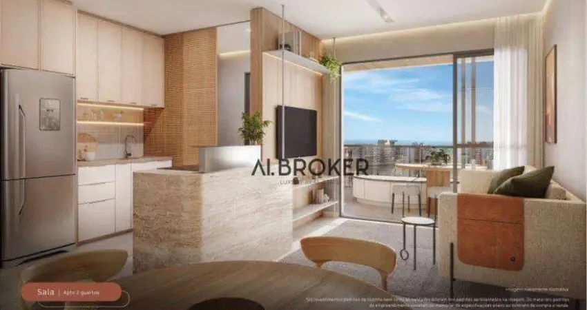 No meireles apartamento com 2 dormitórios à venda, 66 m² por r$ 940.000 - aldeota - fortaleza/ce
