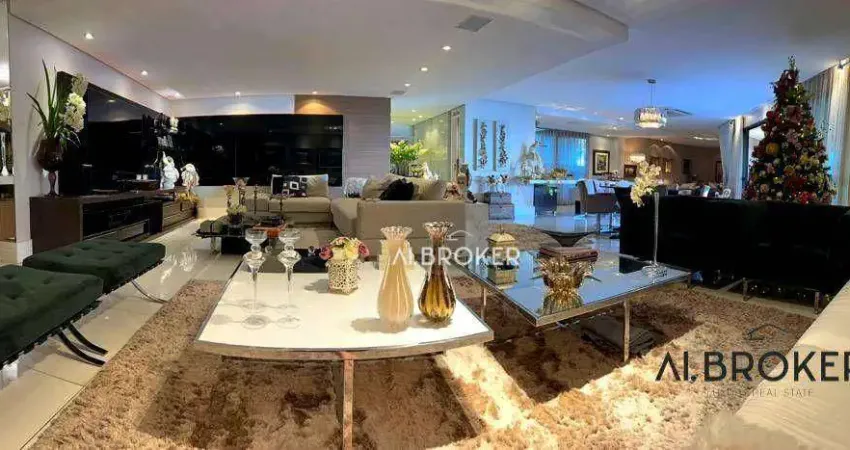 No meireles apartamento com 4 dormitórios à venda, 448 m² por r$ 2.790.000 - meireles - fortaleza/ce