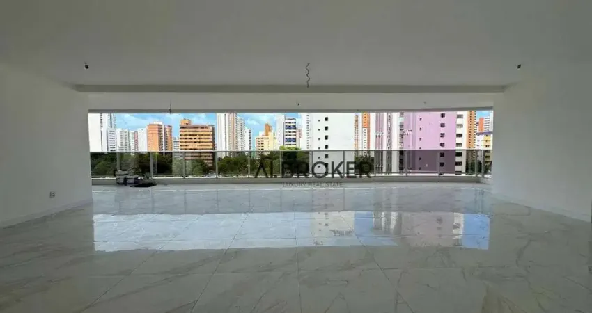 No meireles apartamento com 4 dormitórios à venda, 271 m² por r$ 3.493.000 - meireles - fortaleza/ce