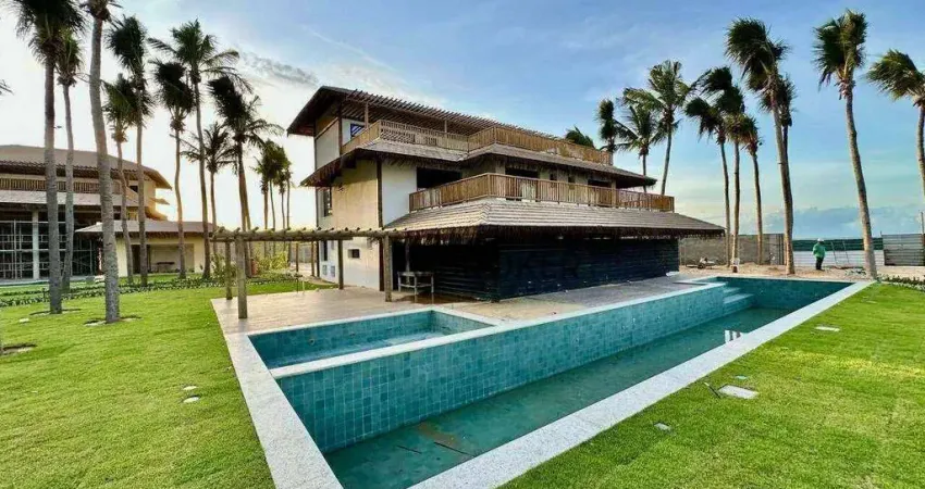 Fortim villas casa com 6 dormitórios à venda, 560 m² por r$ 7.500.000 - fortim - fortim/ce