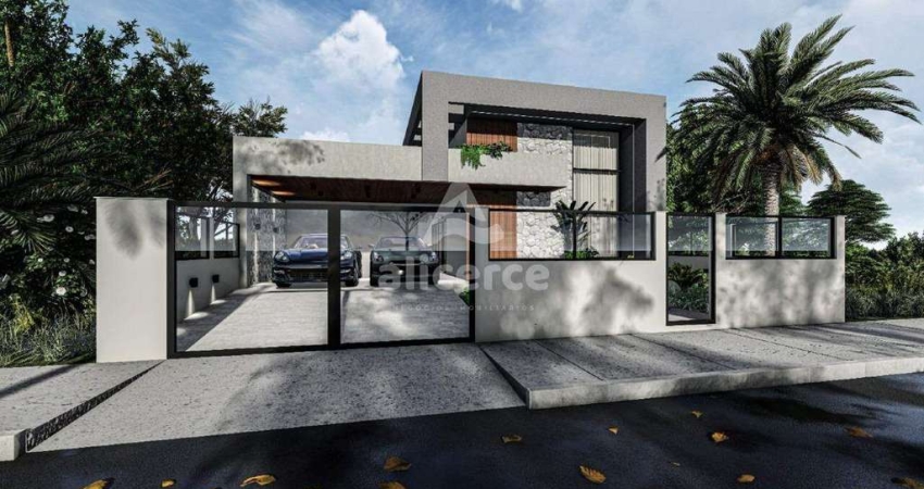 Casa com piscina, de Alto Padrão, 3 dorm. com suíte, no Green Village – São Sebastião, Palhoça/SC