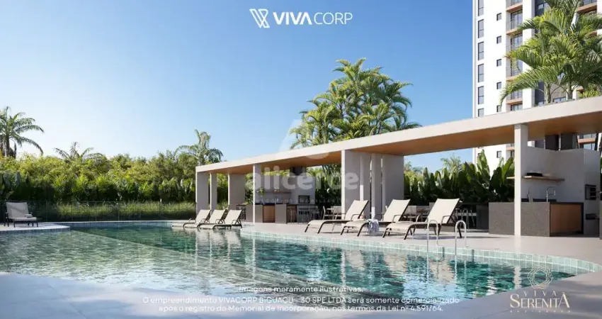 Apartamento à venda com 2 quartos , 46,26m² em fundos biguaçu