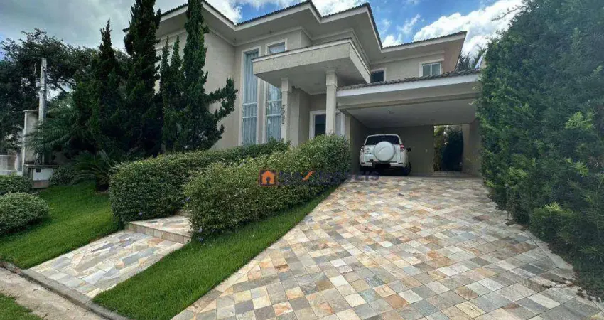 Sobrado com 4 dormitórios, 376 m² - venda por R$ 3.700.000,00 ou aluguel por R$ 20.500,99/mês - Condominio Parque das Garças I - Atibaia/SP