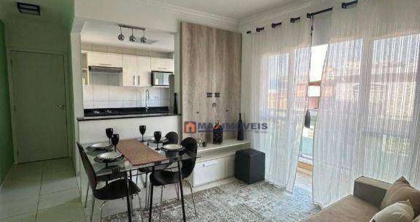 Apartamento mobiliado com 2 dormitórios para alugar, 72 m² por r$ 3.000/mês - jardim alvinópolis - atibaia/sp