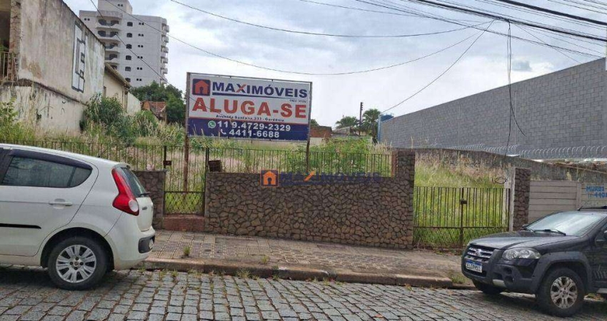 Terreno para alugar, 729 m² por R$ 7.500/mês - Centro - Atibaia/SP