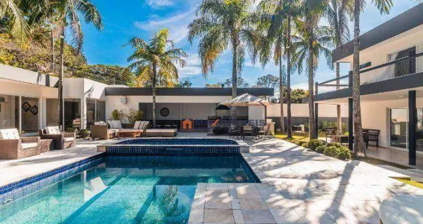 Casa com 6 dormitórios, 900 m² - venda por R$ 12.000.000 ou aluguel por R$ 30.000,00 - Condomínio Flamboyant - Atibaia/SP