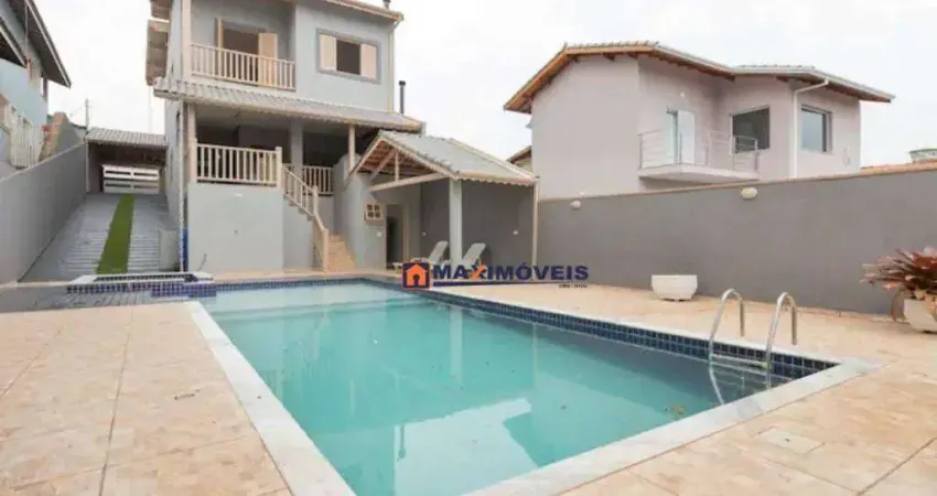 Casa com 5 dormitórios, 338 m² - venda por R$ 1.590.000 ou aluguel por R$ 6.400/mês - Jardim dos Pinheiros - Atibaia/SP