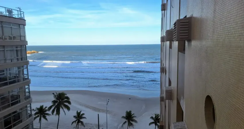 Excelente apartamento alto padrão, frente mar, para locação anual. conta com 3 suítes e 1 garagem, em pitangueiras-guarujá