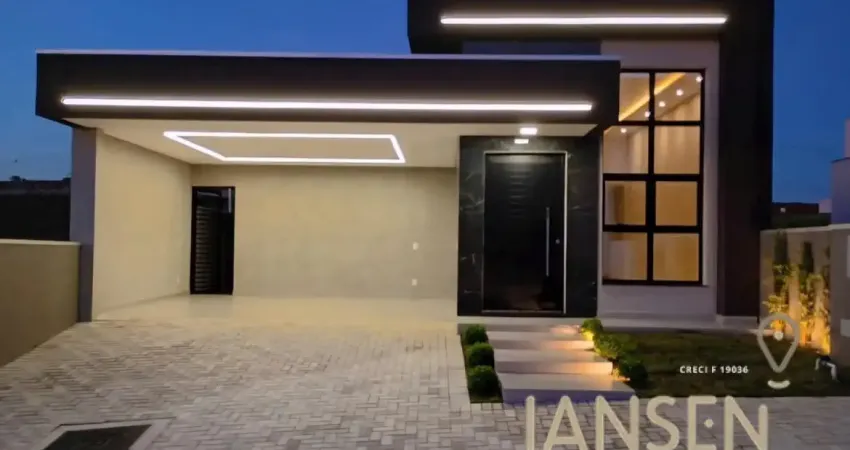 Casa à venda condomínio eos mirante, 3 quartos, ponta grossa/pr