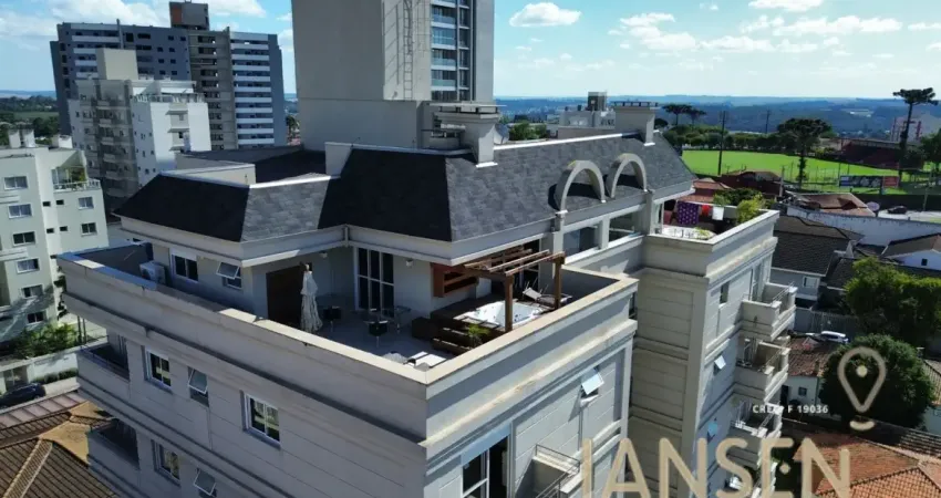 Cobertura duplex 3 suítes 355 m² com jacuzzi ponta grossa, parana