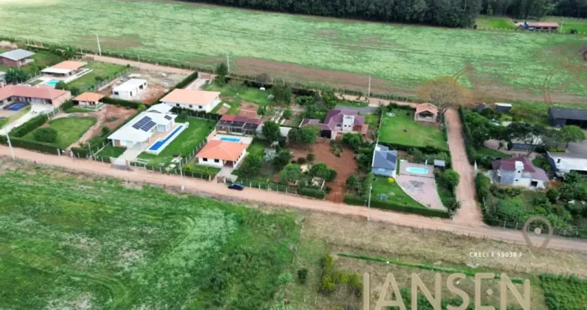 Destaque venda terreno condomínio de chácaras, colônia dona luiza, ponta grossa-pr