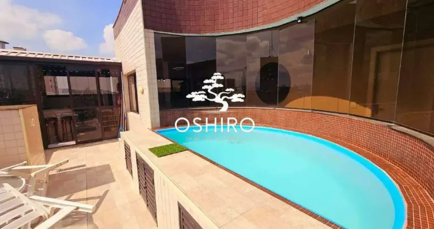 Cobertura com 3 quartos, piscina e área goutmet à venda - embaré - santos