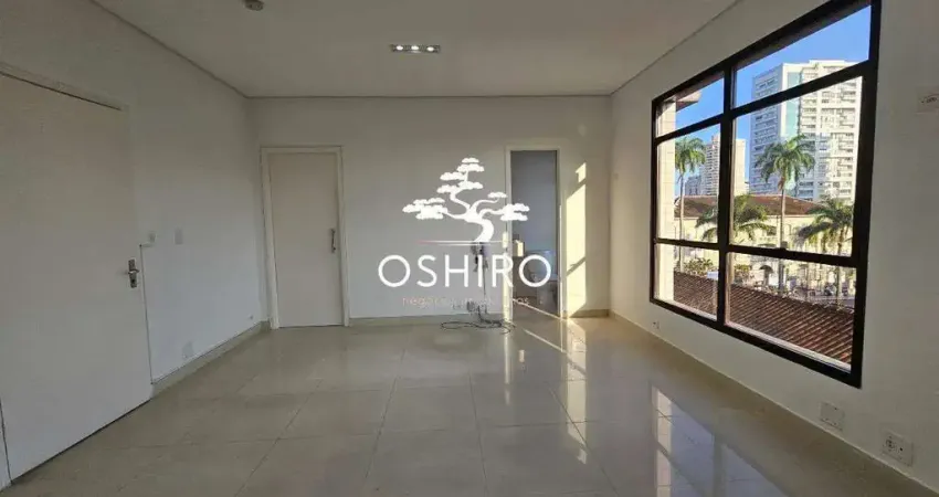 Sala comercial à venda na Avenida Ana Costa, Vila Mathias, Santos