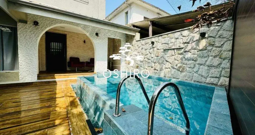 Casa com piscina e 4 quartos à venda em santos no bairro do boqueirão/santos!!!!!!!