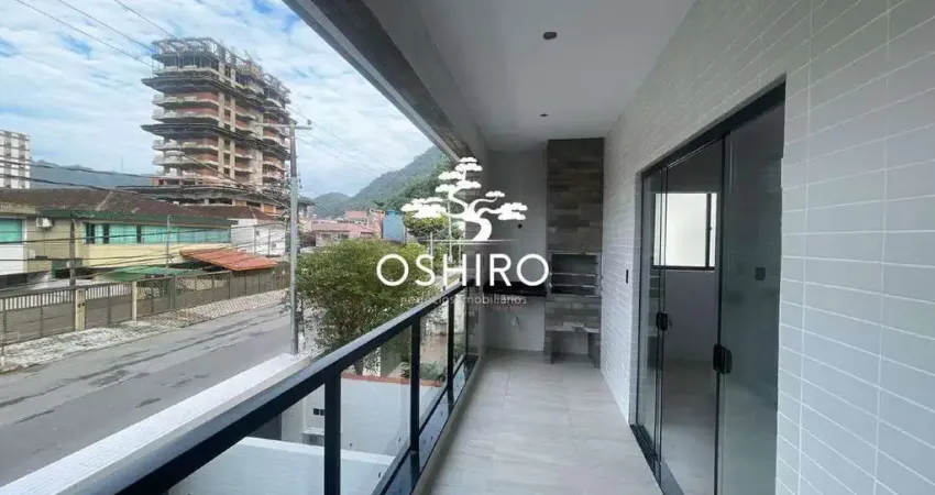 Casa sobreposta térrea nova com 3 quartos à venda na vila belmiro em santos