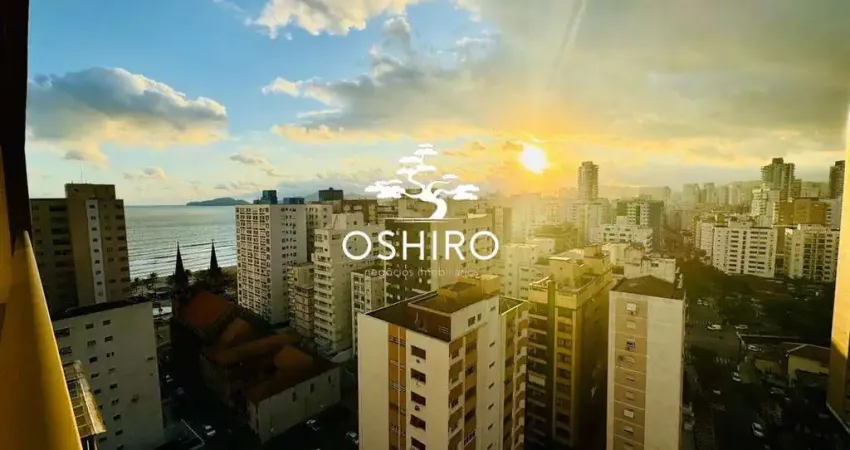 Apartamento com quartos à venda no bairro do embaré -santos/sp