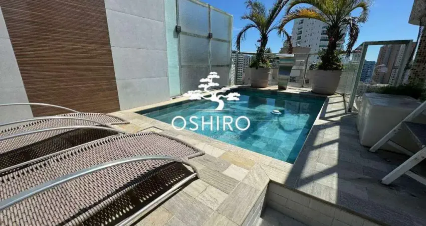 Apartamento cobertura duplex, no bairro ponta da praia/santos/sp