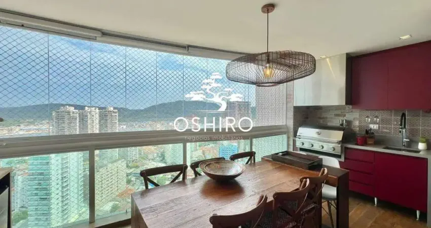 Apartamento à venda, 3 quartos, 2 suítes, 2 vagas, ponta da praia - santos/sp