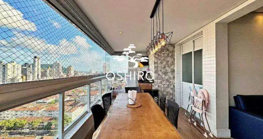 Apartamento à venda, 3 quartos, 3 suítes, 2 vagas, embaré - santos/sp