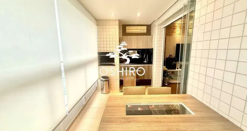 Apartamento 3quartos com varanda gourmet na ponta da praia, santos