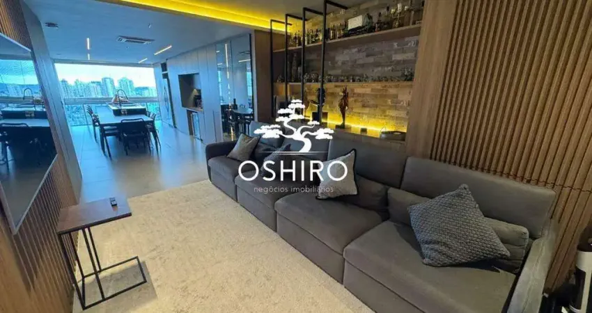 Apartamento mobiliado no praiamar residence – alto padrão em santos