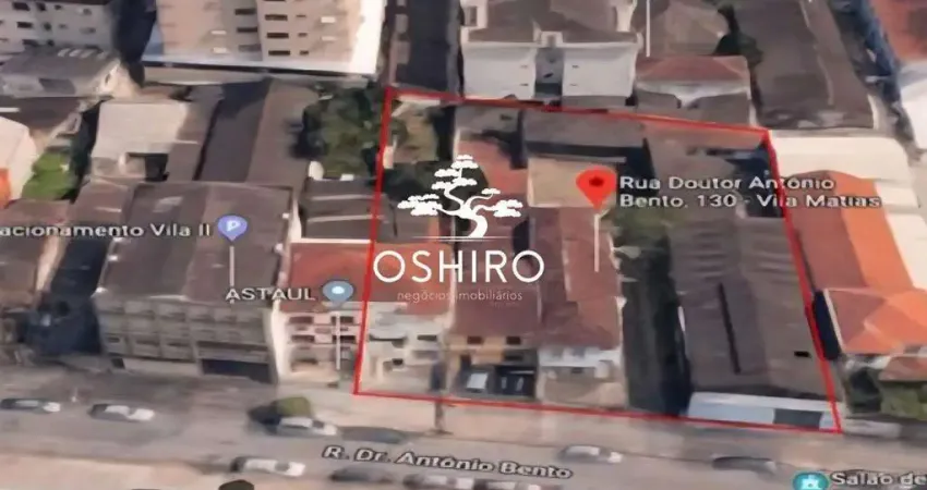 Terreno à venda na Rua Antonio Bento, Vila Mathias, Santos